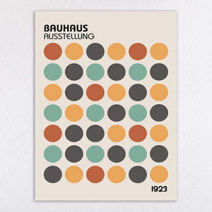 Bauhaus-Inspired Abstract Wall Art Print Homeandso