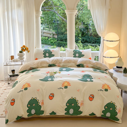 Playful Cartoon-Themed Duvet Cover Set Homeandso