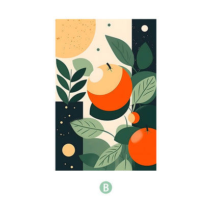 Decorative Abstract Fruit Wall Art Homeandso