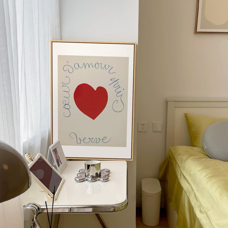 Framed Doodle Heart Wall Art Homeandso