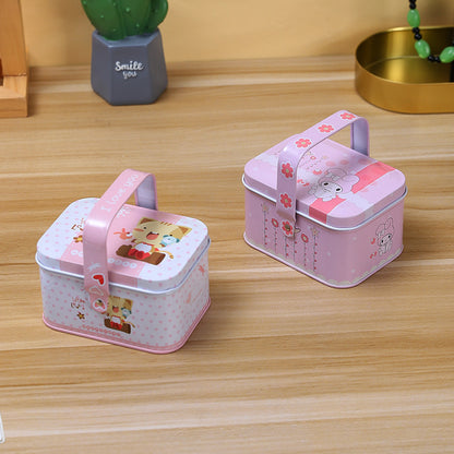 Cute Decorative Snack Storage Tin Homeandso