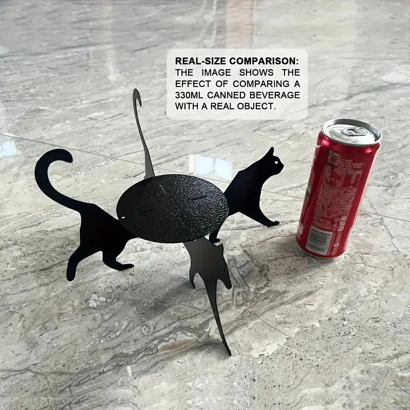 Cat-Themed Decorative Coaster Stand Homeandso