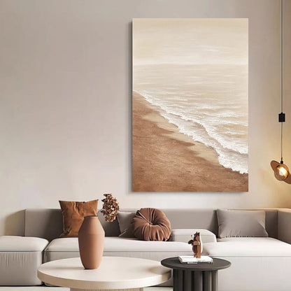 Coastal Serenity Beach Scene Art Homeandso