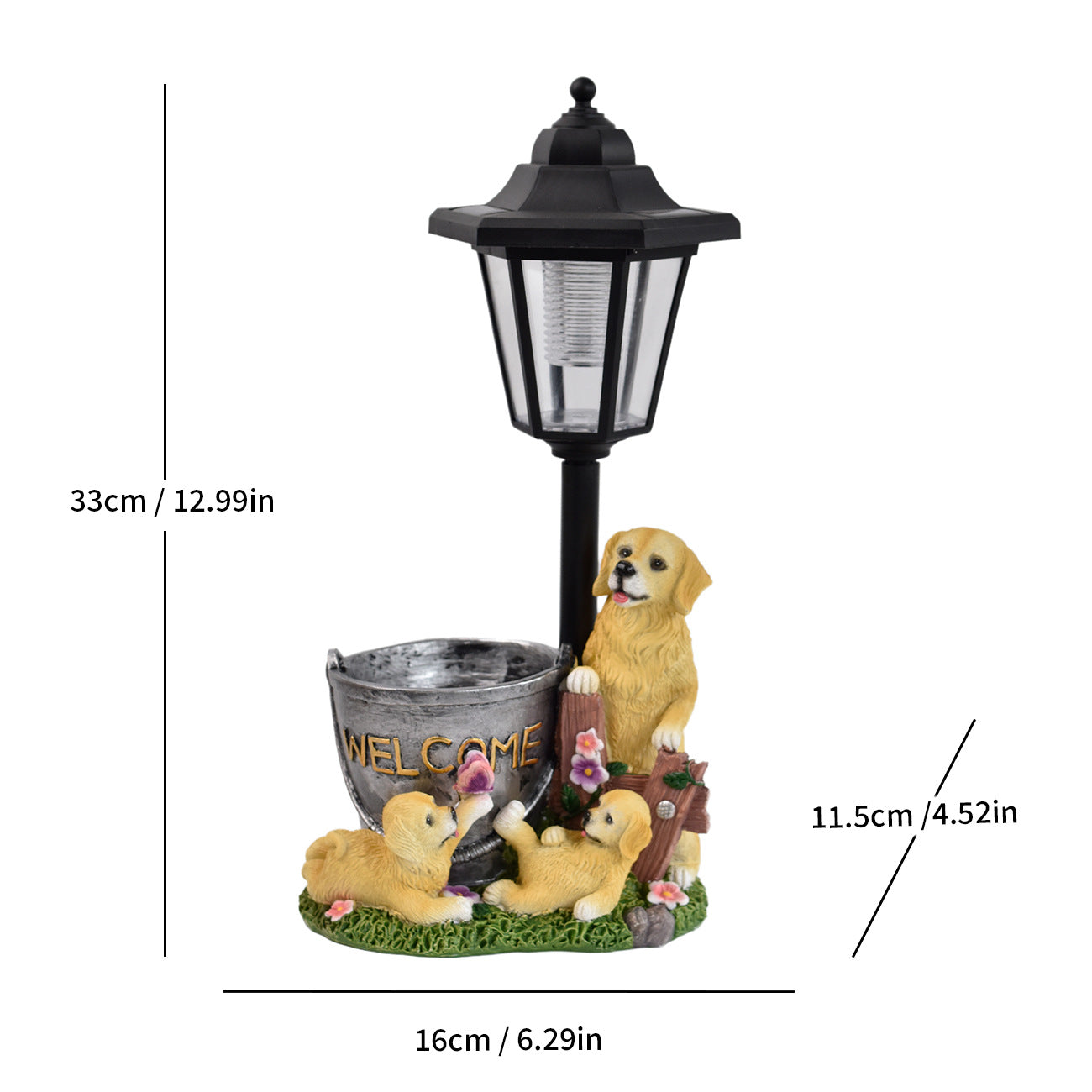 Whimsical Dog Lamp Homeandso