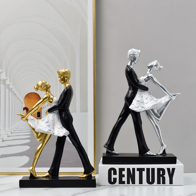 Dancing Couple Figurine Homeandso