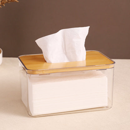Decorative Storage Box with Bamboo Lid Homeandso