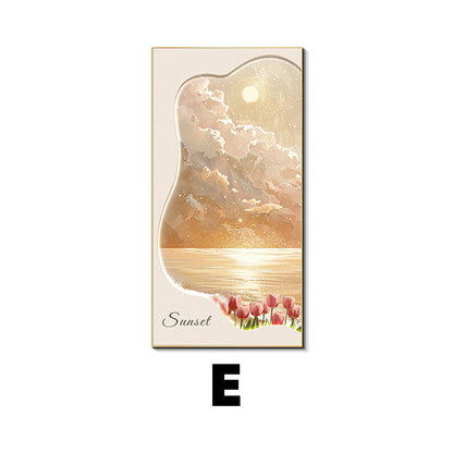 Elegant Coastal Sunset Wall Art Homeandso