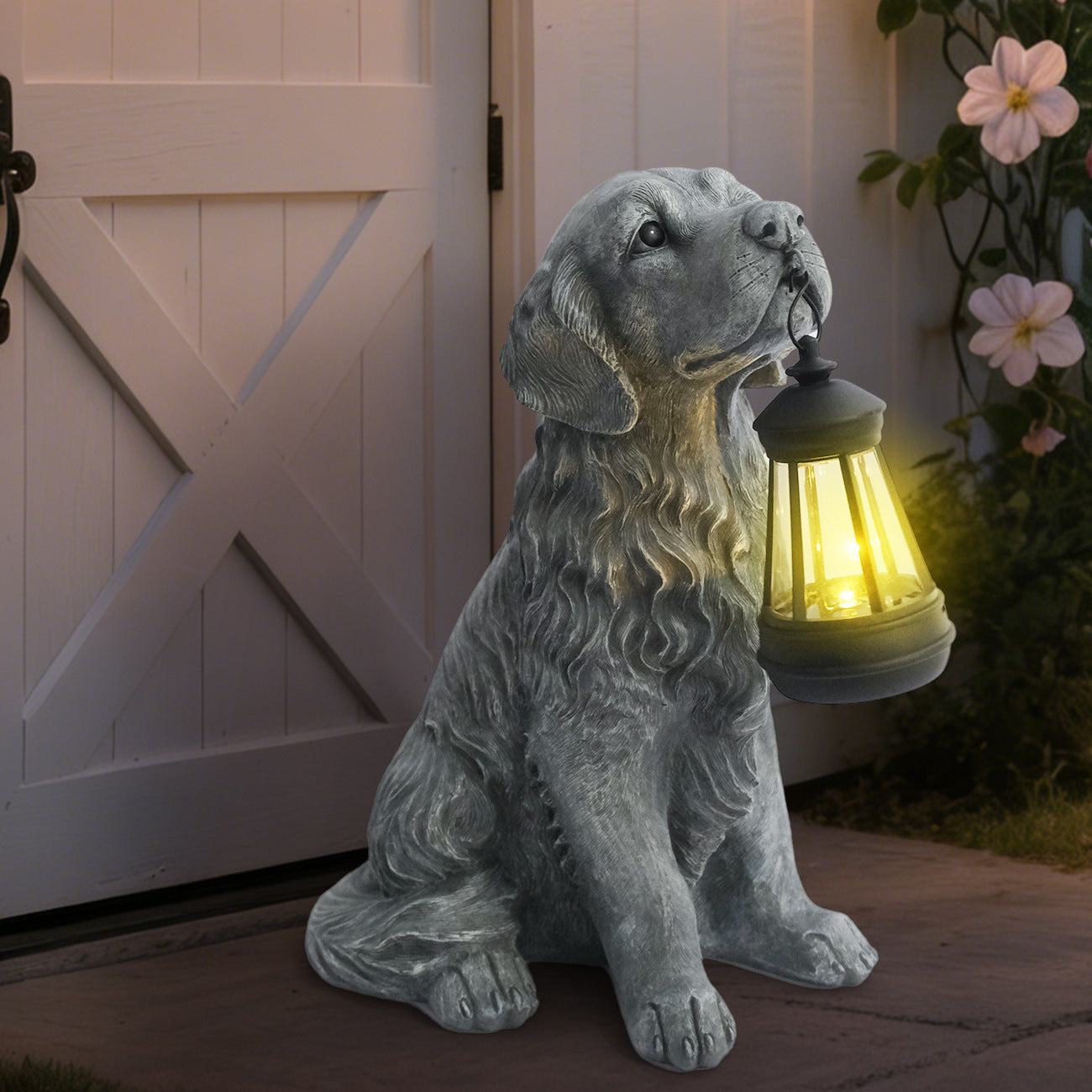 Decorative Dog Family Lantern Homeandso