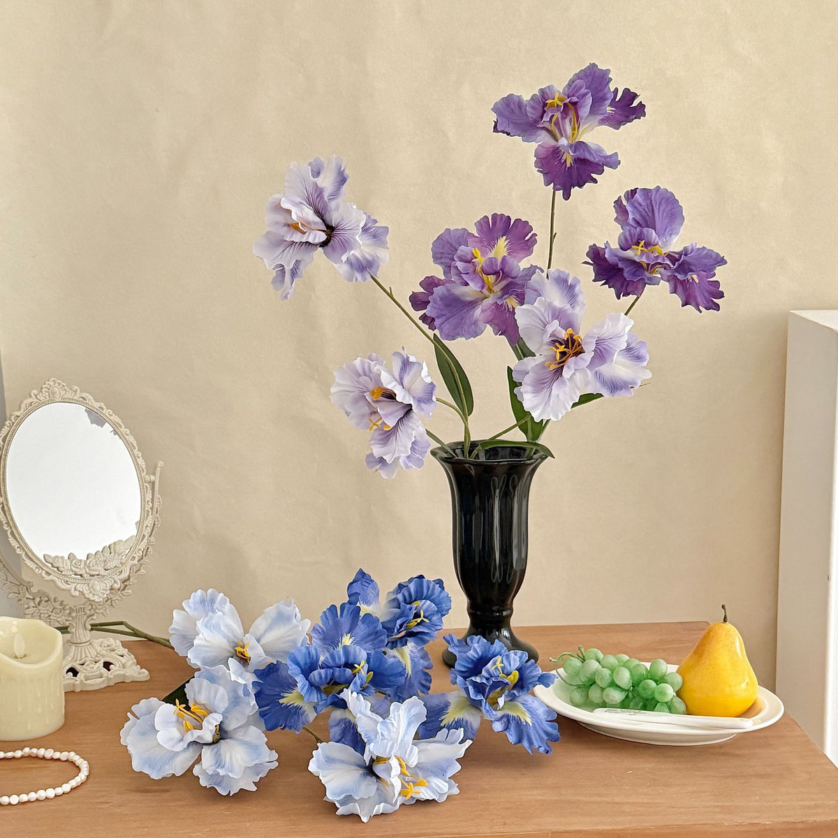 Lifelike Floral Decorative Stem