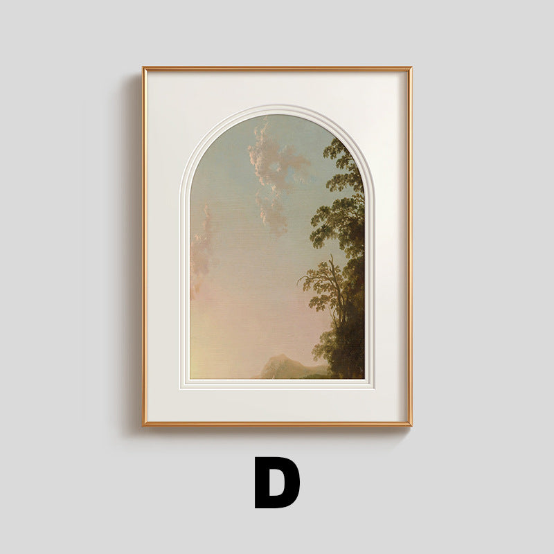 Aesthetic Framed Landscape Art Print Homeandso
