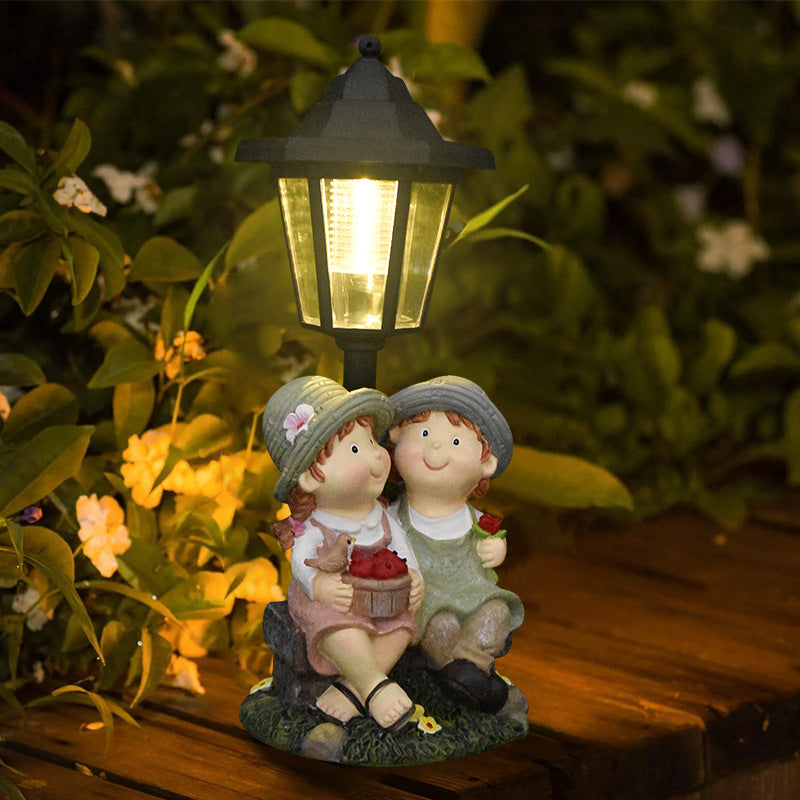 Garden Angel Decorative Lantern Homeandso
