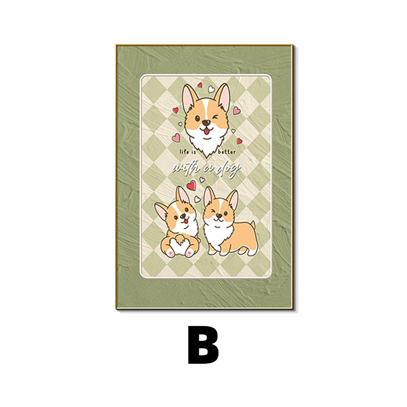 Decorative Dog-Themed Wall Art Homeandso