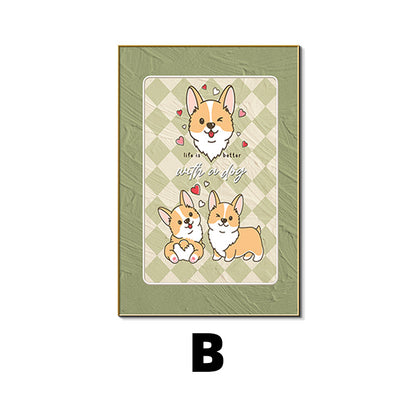 Decorative Dog-Themed Wall Art Homeandso