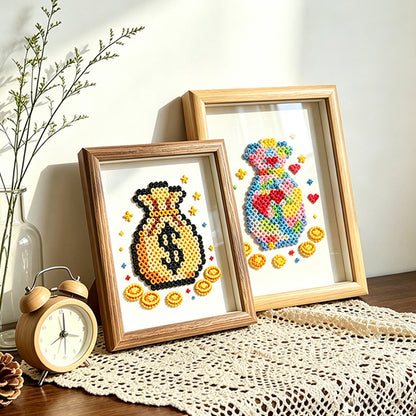 Decorative Money Bag Artwork Frame
