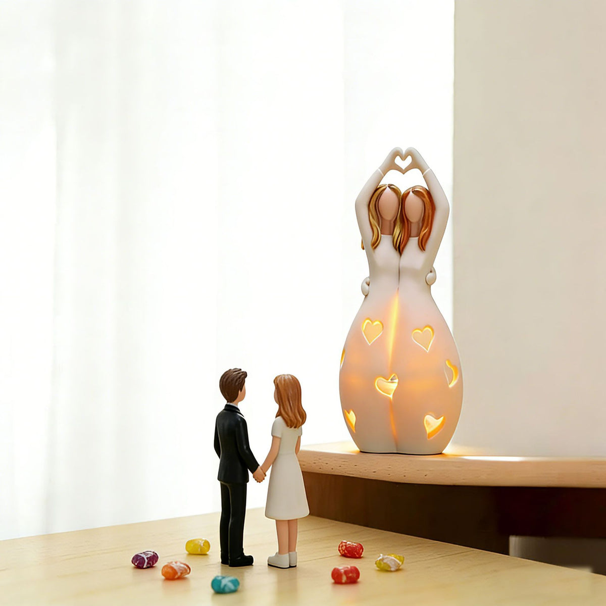 Decorative Love Figurine Homeandso