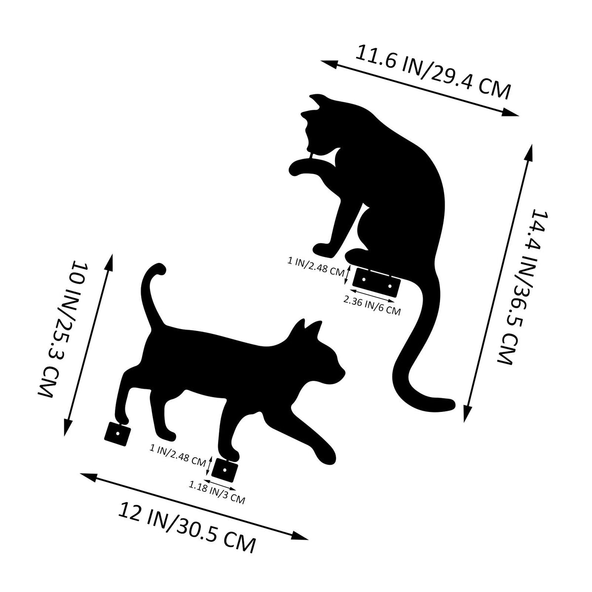 Cat-Themed Wall Sculpture Homeandso