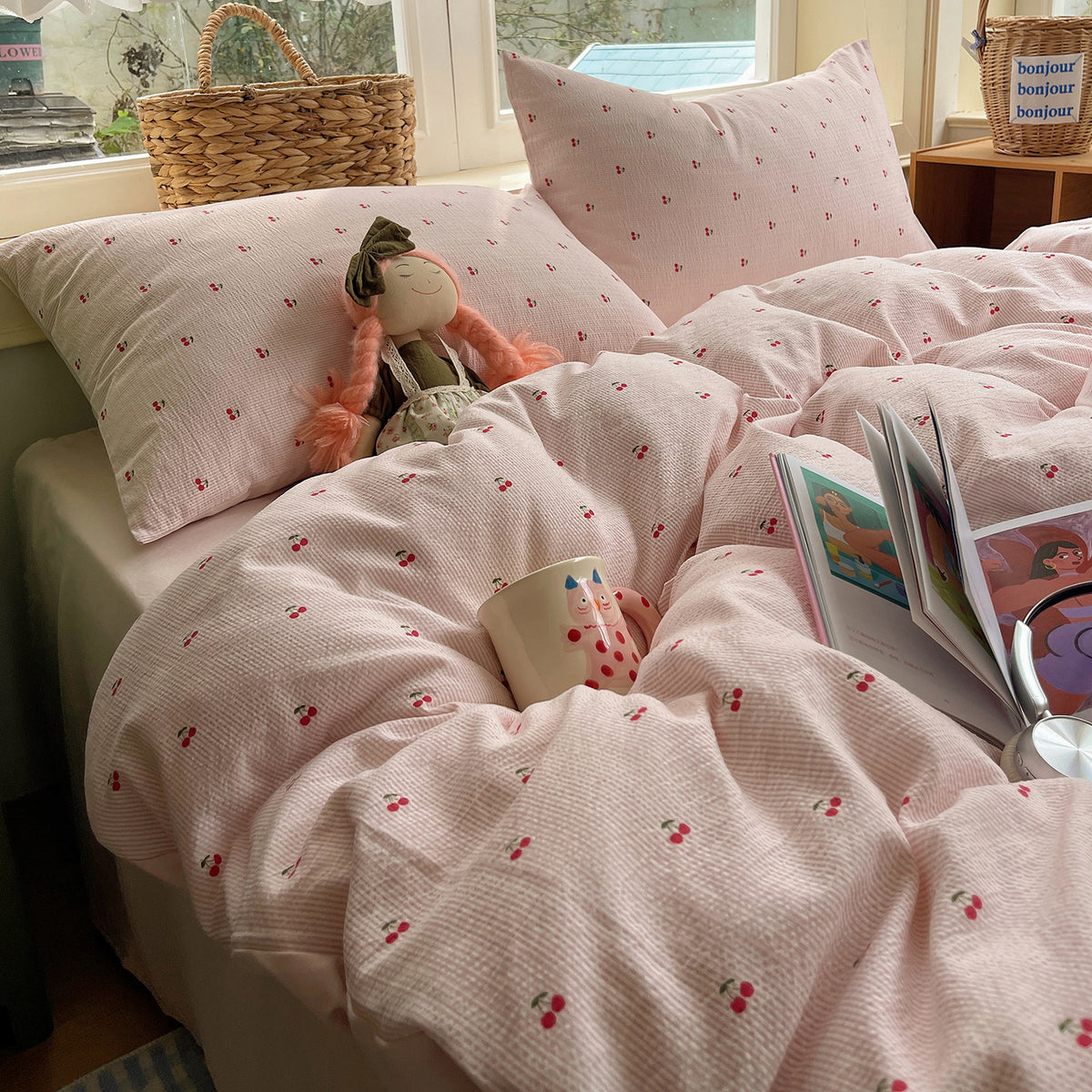 Soft Textured Duvet Cover Set