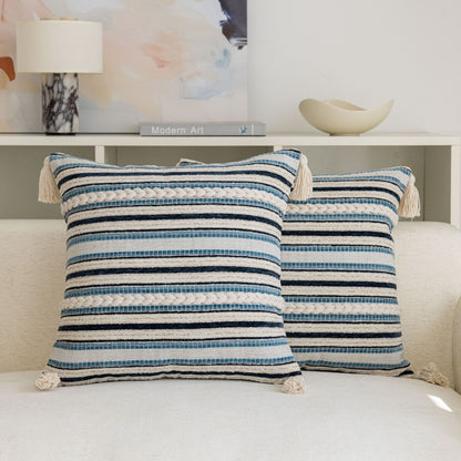 Woven Textured Decorative Pillow