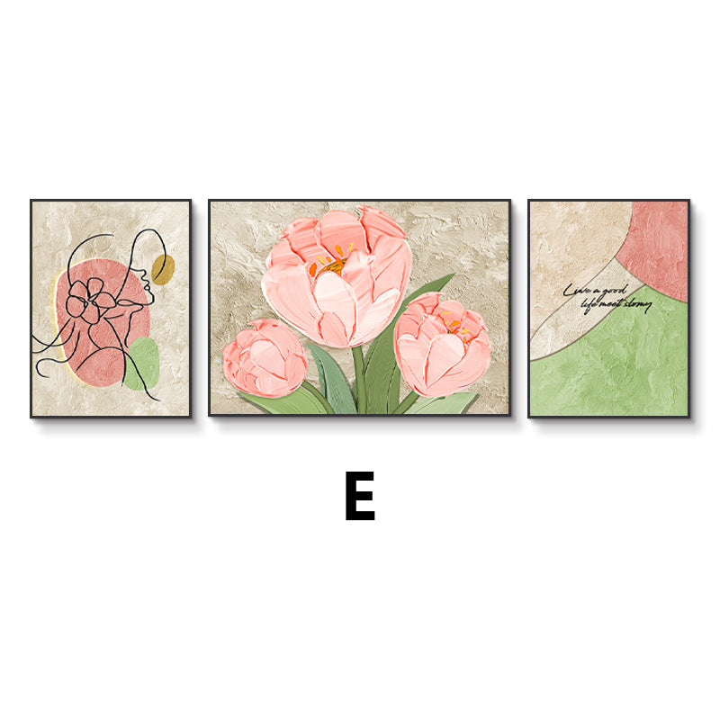Decorative Framed Triptych Art Print Homeandso