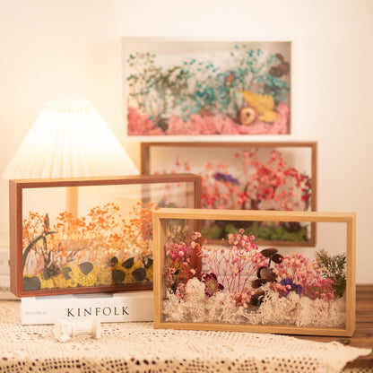 Artistic Floral Shadow Box Display