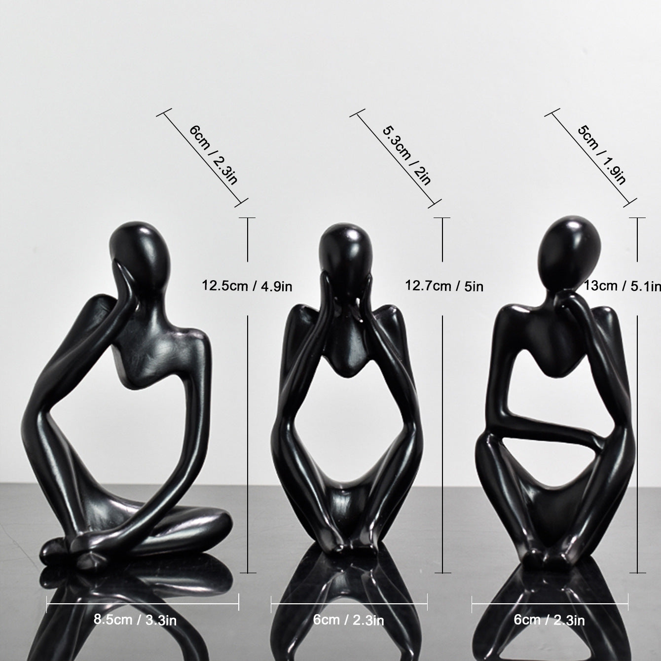Abstract Human Figurine Set Homeandso