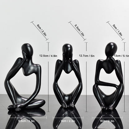 Abstract Human Figurine Set Homeandso