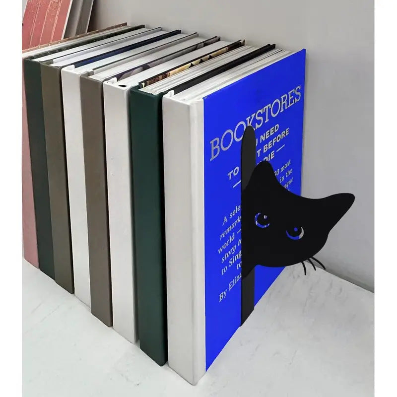 Cat-Themed Bookend Set Homeandso