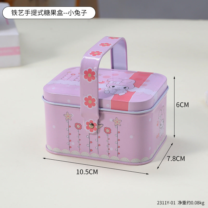 Cute Decorative Snack Storage Tin Homeandso