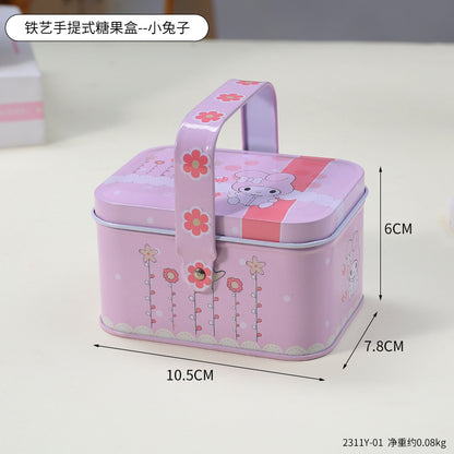 Cute Decorative Snack Storage Tin Homeandso