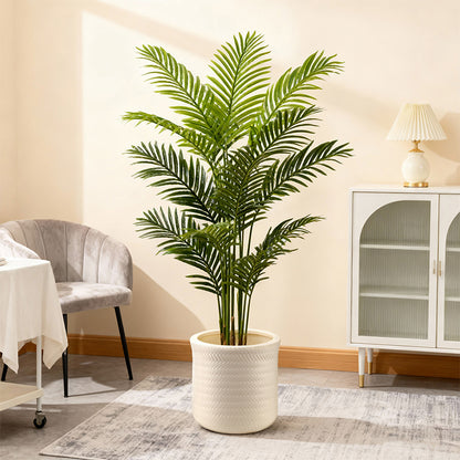 Textured Modern Round Plant Pot Homeandso