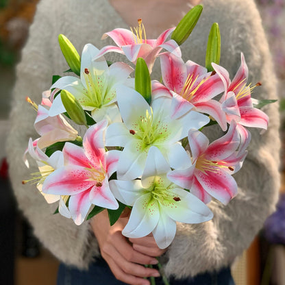 Elegant Artificial Lily Stem