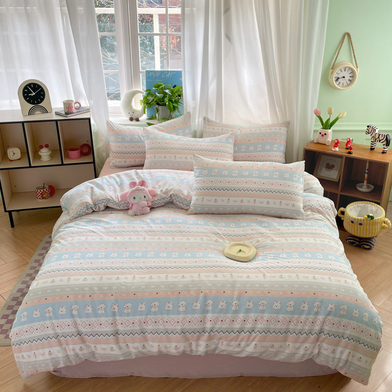 Playful Animal Print Comforter Set Homeandso