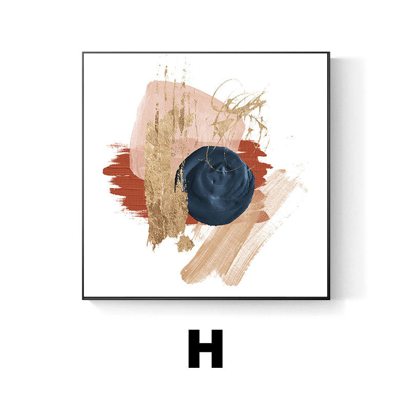 Abstract Expressionist Framed Canvas Artwork Homeandso