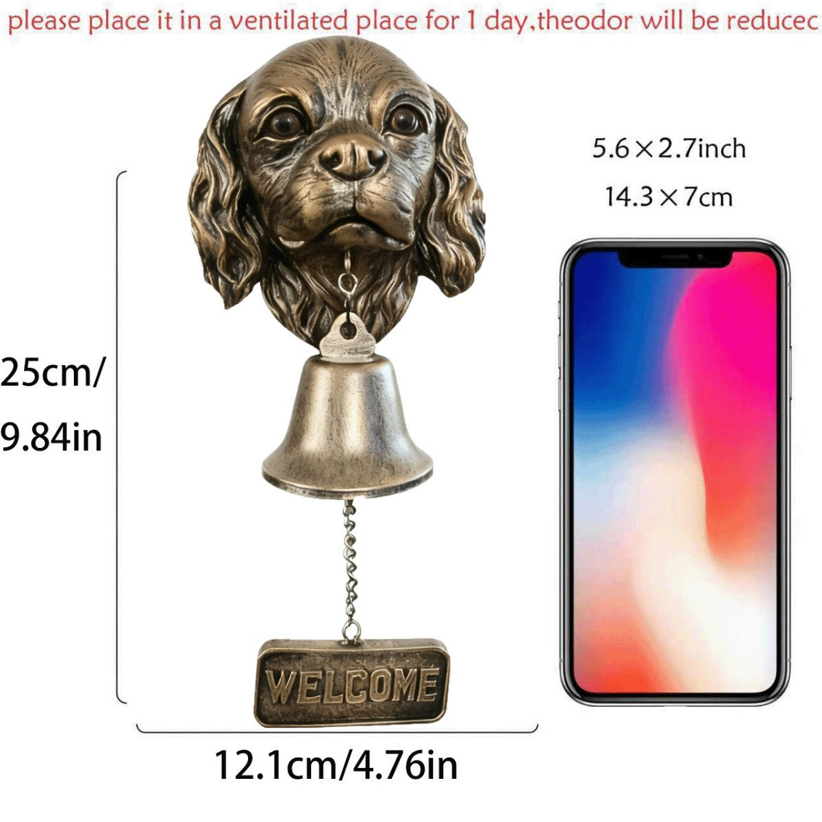 Decorative Bulldog Head Doorbell Homeandso