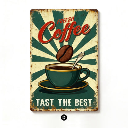 Vintage-Inspired Metal Sign Homeandso
