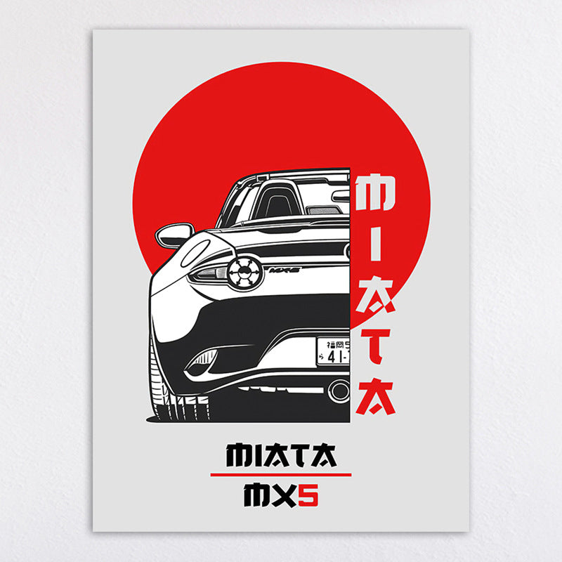 Automotive Art Print Homeandso