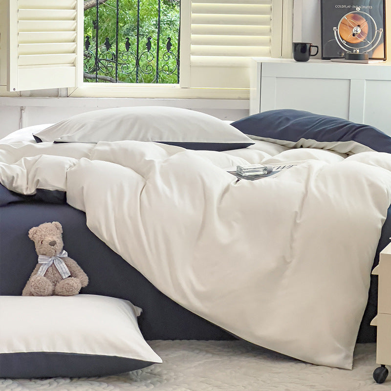 Lightweight Breathable Cotton Duvet Cover Set Homeandso