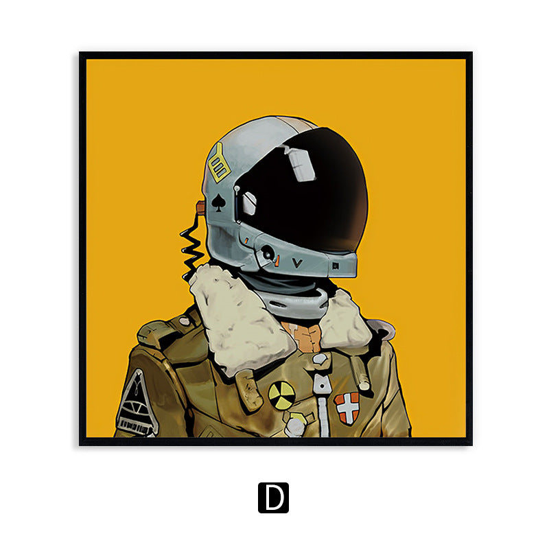 Astronaut Themed Framed Wall Art Homeandso