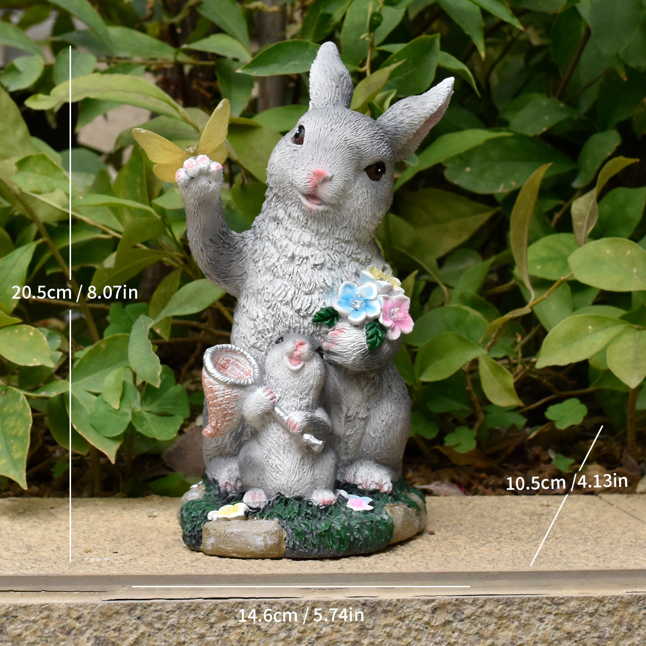Whimsical Rabbit Figurine Homeandso