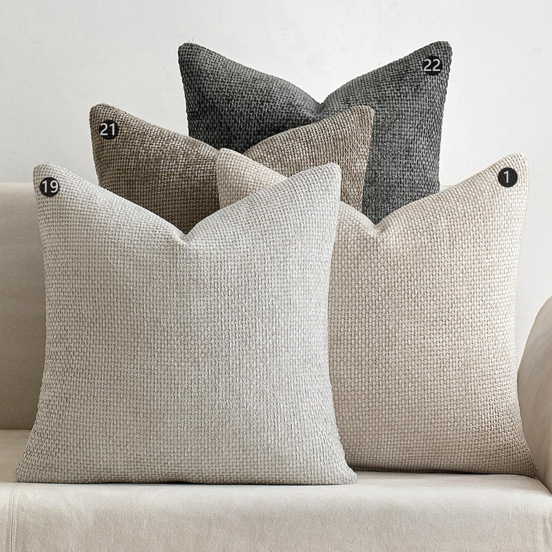 Textured Multi-Color Decorative Pillow