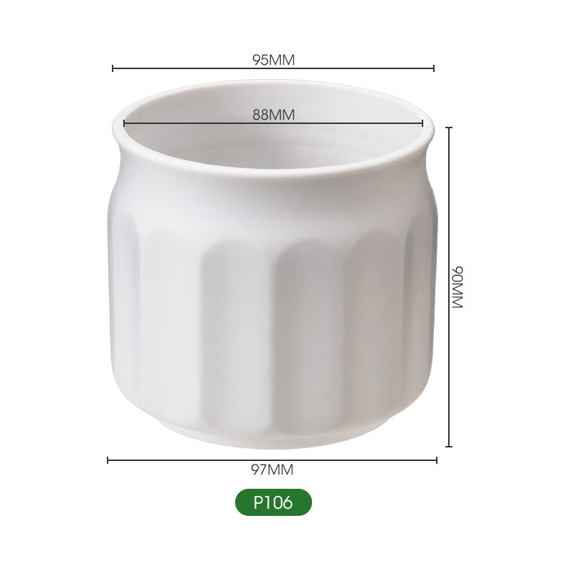 Modern Textured Ceramic Pot Homeandso