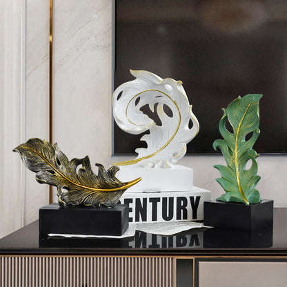 Decorative Leaf Sculpture Homeandso