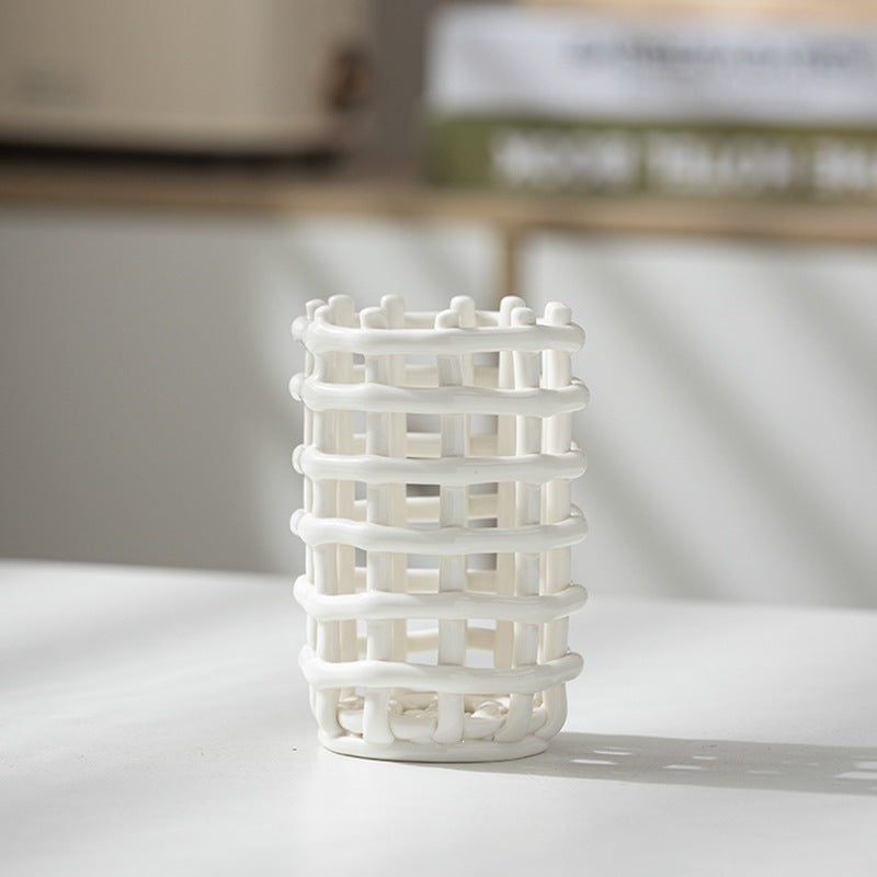 Decorative Woven Storage Basket Homeandso