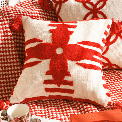 Artistic Patterned Decorative Throw Pillow