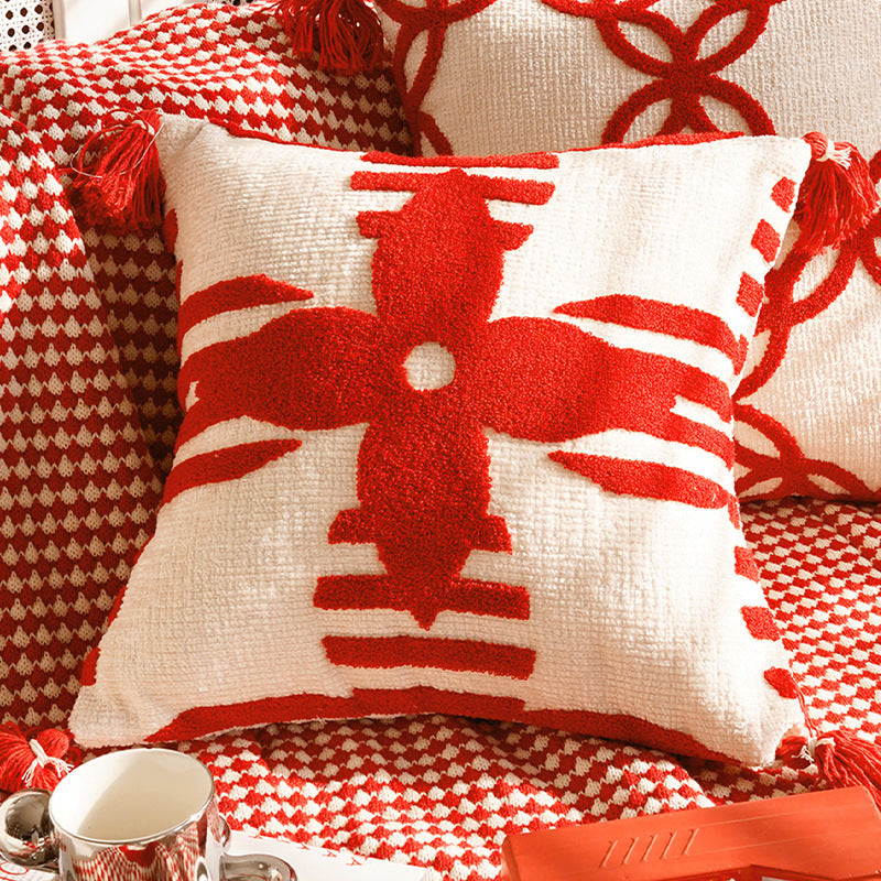 Bohemian-Inspired Decorative Throw Pillow