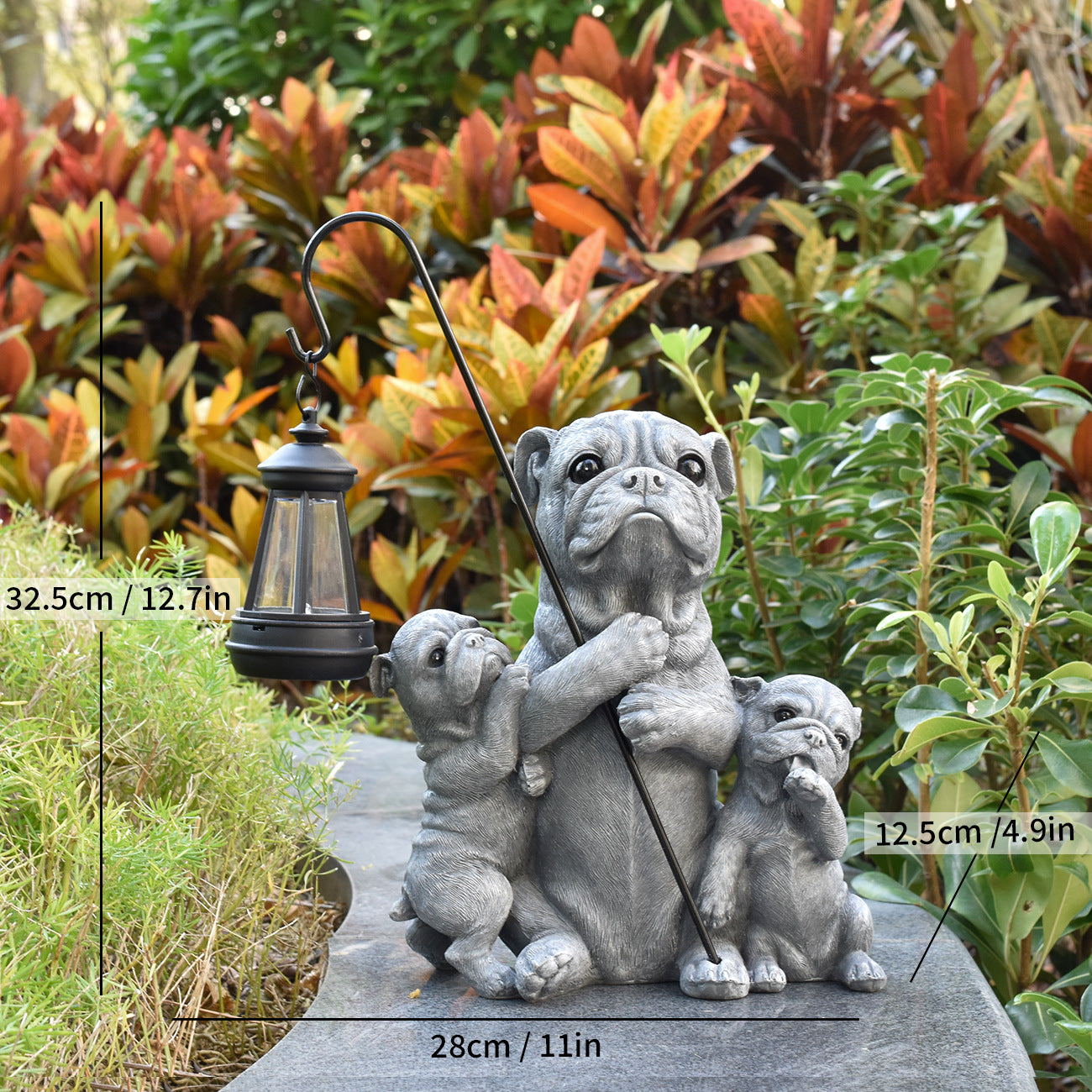 Decorative Dog Family Lantern Homeandso