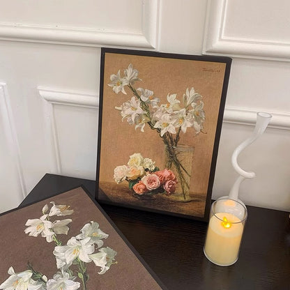 Vintage Floral Art Print