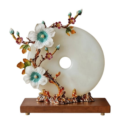Elegant Floral Decorative Sculpture Homeandso