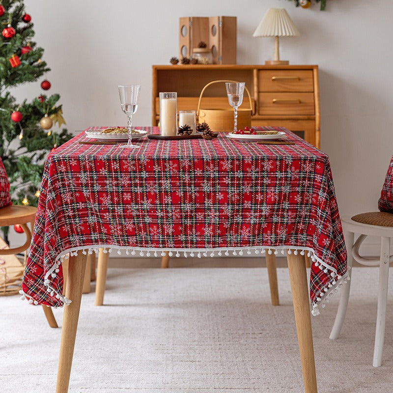 Festive Patterned Tablecloth
