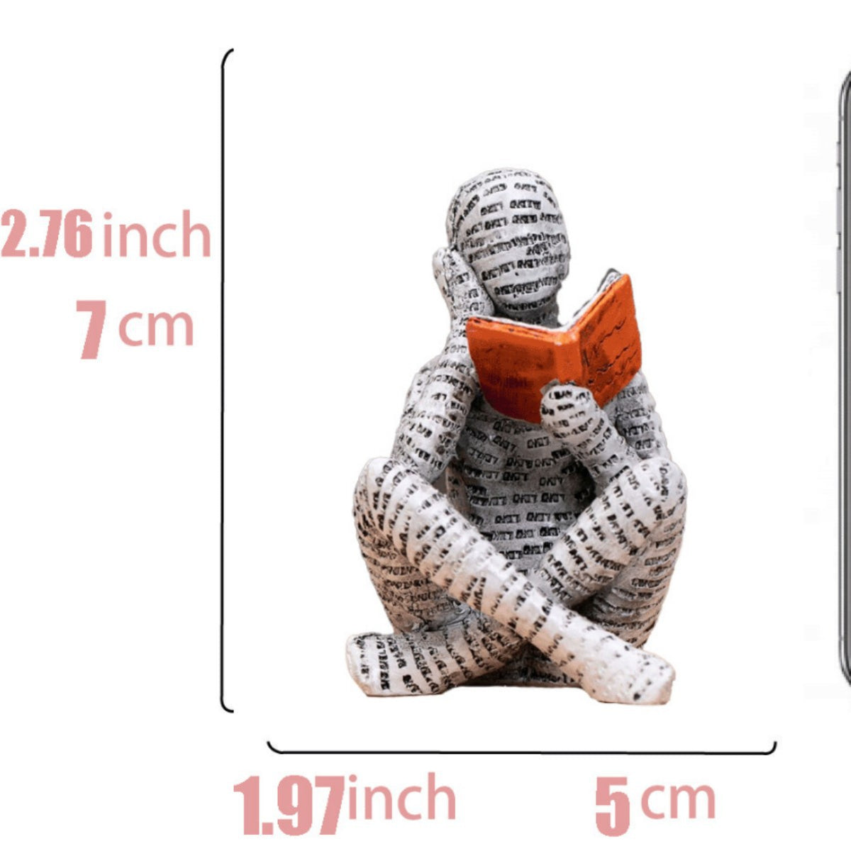 Relaxed Reading Figurine Homeandso